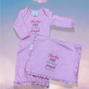 ARB Blanks- Pink Gown & Matching Blankie